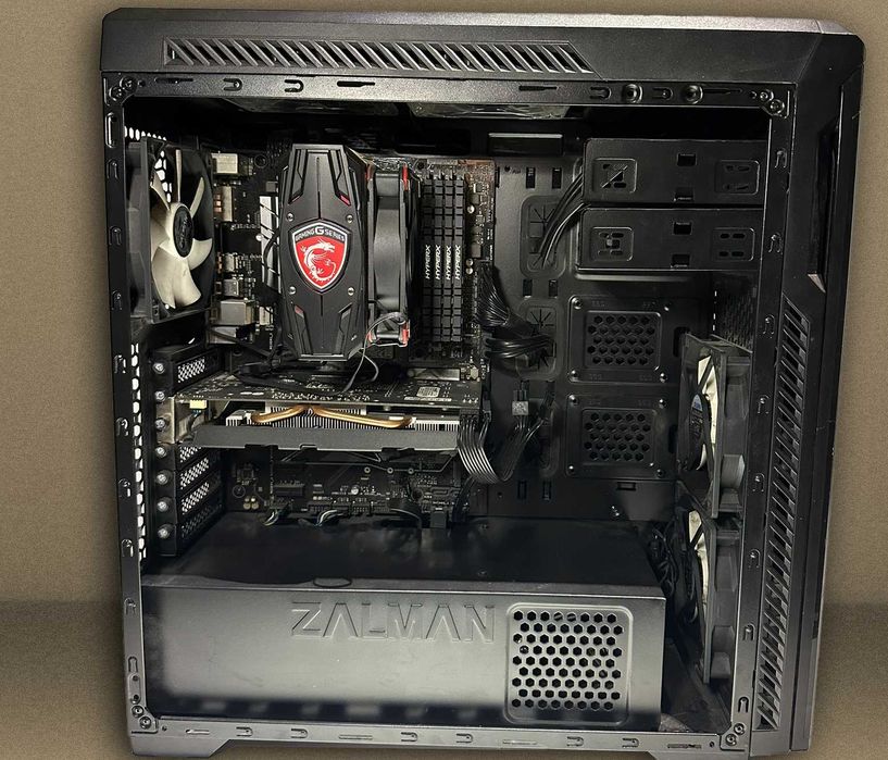 Intel i7-8700k, 64Gb DDR4, GF GTX 1060 6GB GDDR5, 730gb ssd