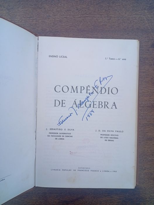Compêndio de Álgebra (Tomo I)
