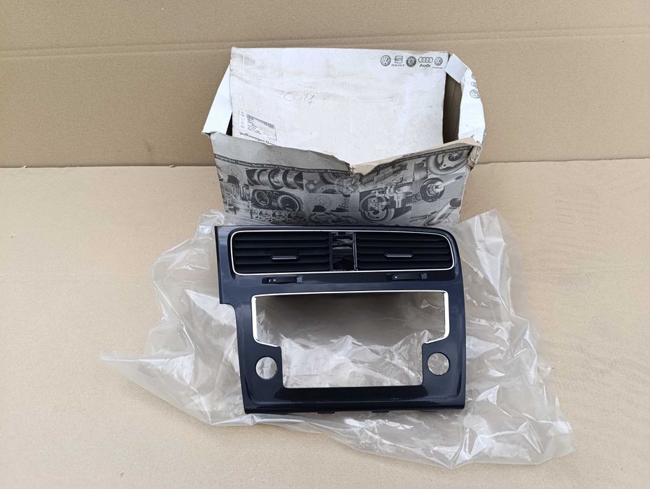VW GOLF VII 7 kratka nawiewu panel dekor ramka środkowa NOWA idealna