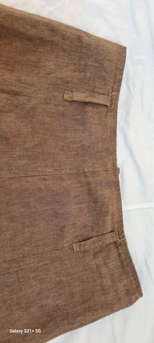 Spódnica lniana beżowa rozmiar XL