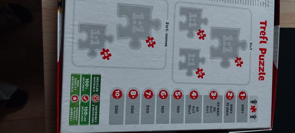Puzzle Trefl układanka 4 w 1, Auta, Zygzak, 4+