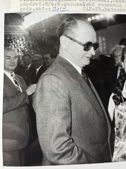 Zdjęcie CAF Wojciech Jaruzelski III zjazd ZMW Warszawa 1988
