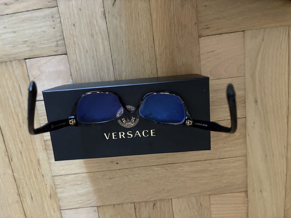 Okulary Versace kocie oczy brąz centki