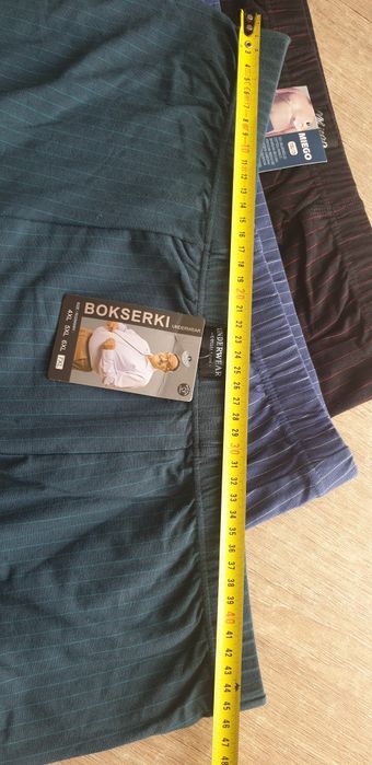 3×męskie duże bokserki bawełniane 7XL