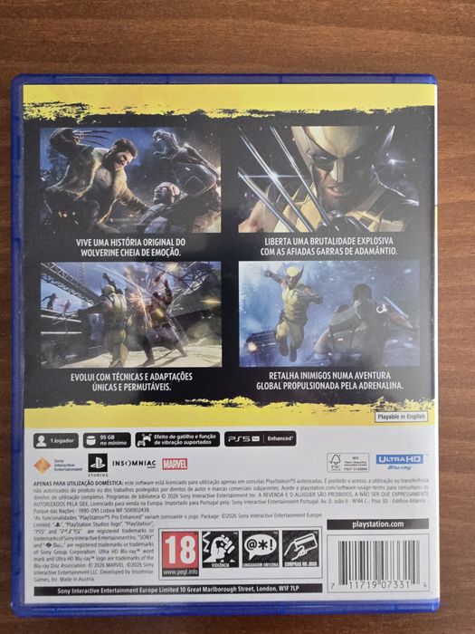 Jogo Wolverine PS5