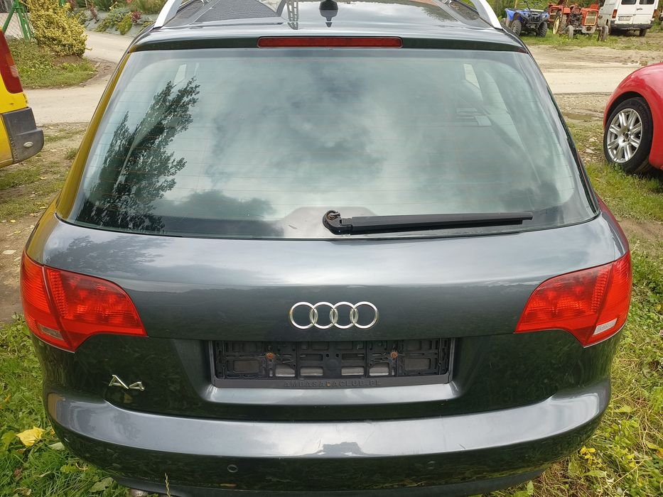 Kompletna klapa bagażnika Audi A4 B7 kombi avant lx7z