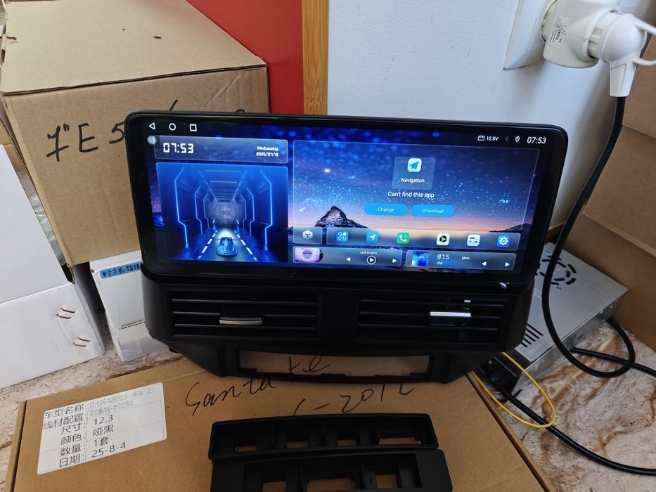 Штатная магнитола Hyundai Santa Fe 2006-12 android GPS WiFi