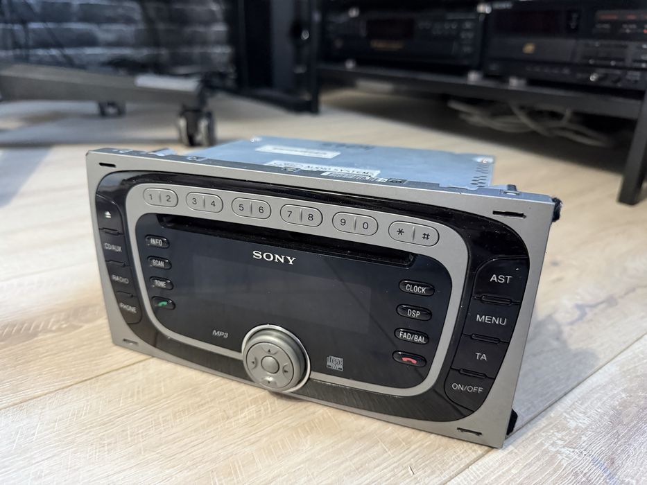 Radio Sony Ford Kuga Focus MK1 C-Max Lift MP3 + KOD W ZESTAWIE!