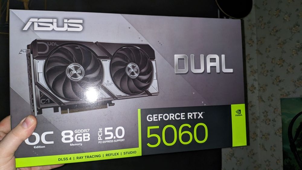 Rtx 5060 8gb gddr7! Відеокарта ASUS DUAL OC
