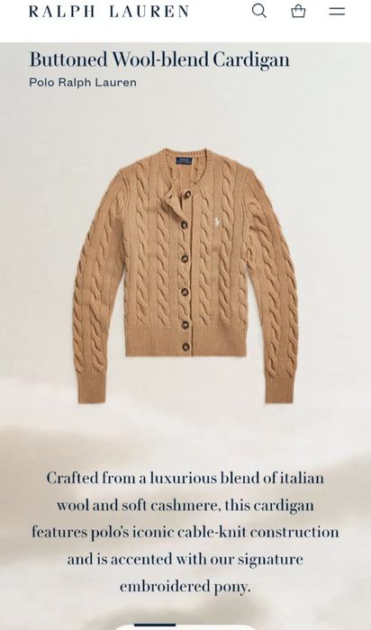 Ralph Lauren кардиган com de Garcons футболка