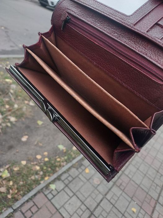 Гаманець жіночий Tailian шкіряний кошелек женский кожаный коричневый