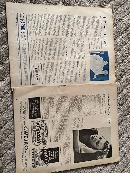 Przedwojenne czasopismo Świat dwa egzemplarze