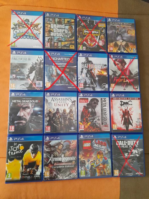 Jogos PS4 (Preços na Descrição)