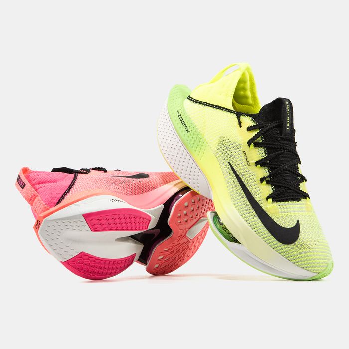 Кросівки Кроссовки Nike Air Zoom Alphafly 2 Pink Green Розовый Салатовый Рожевий Салатовий Кросовки демісезон