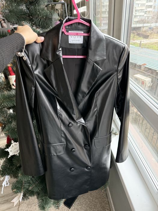 Піджак от vovk з еко шкіри