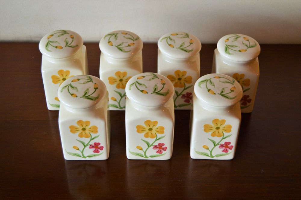 Set of 7 Ceramic Pots.64297548284163122