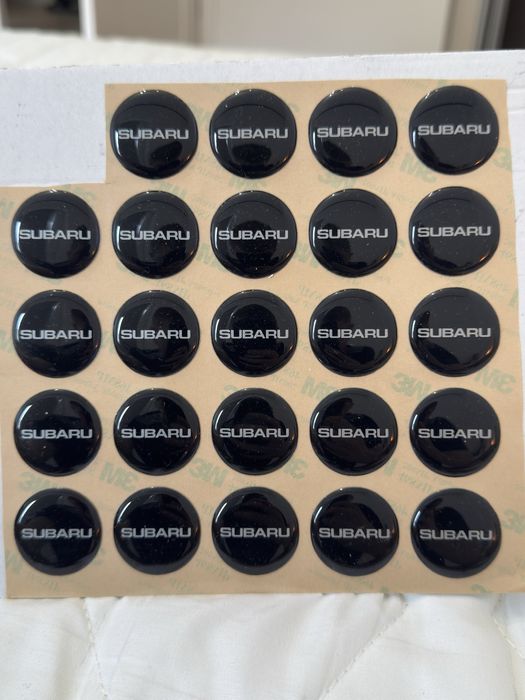 Naklejki Subaru żelowe