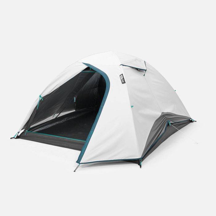 Tenda de campismo 3 pessoas, MH100 Fresh & Black