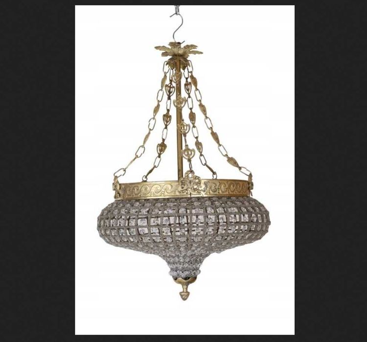 Lampa Żyrandol Kryształ - Grzybek 70 X 50 Cm