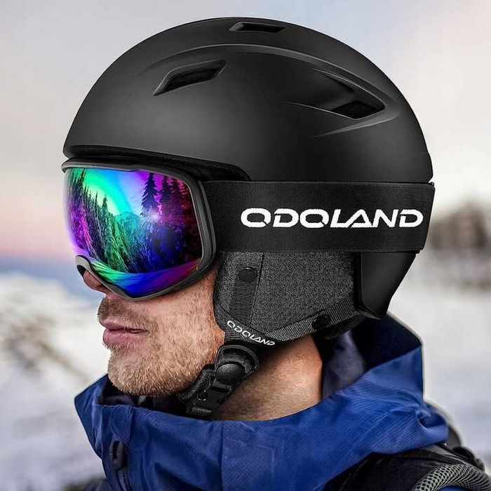 Kask narciarski Odoland SP0392 Black S 52-55cm Gogle