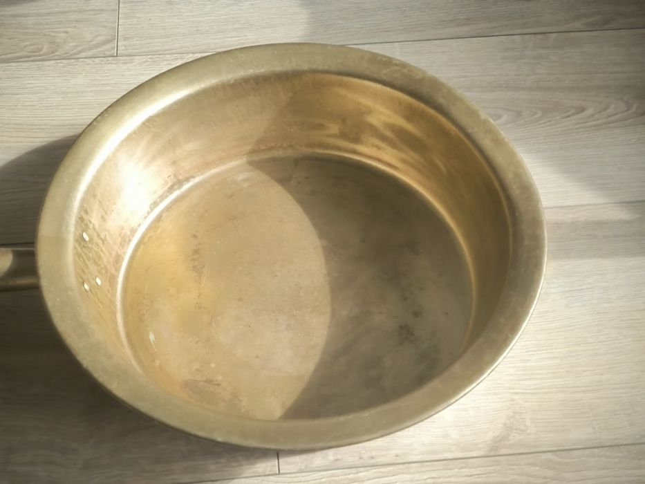 Mosiężna patelnia radziecka ZSRR do konfigur