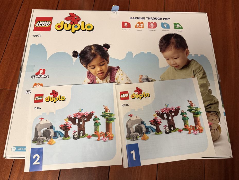 Конструктор Lego Duplo Дикі тварини Азіі (10974),оригінал