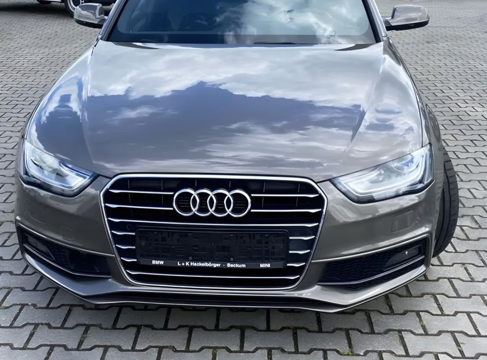 Бампер передний S-Line Audi A4 B8 2012-2015 комплектный ауди а4 б8