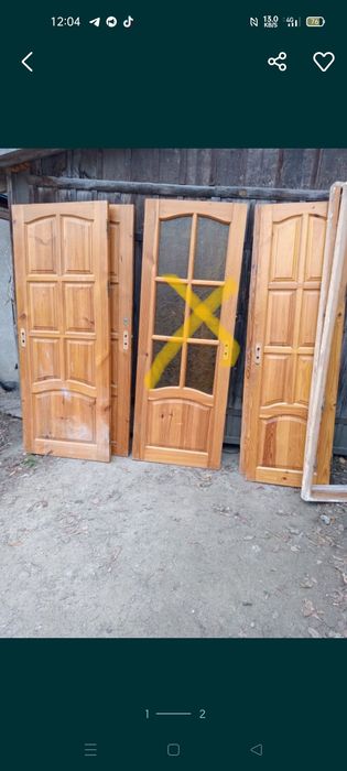 Продам соснові двері.