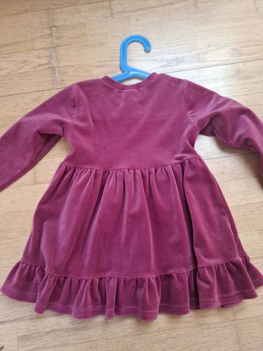 Welurowa sukienka Lambda 98