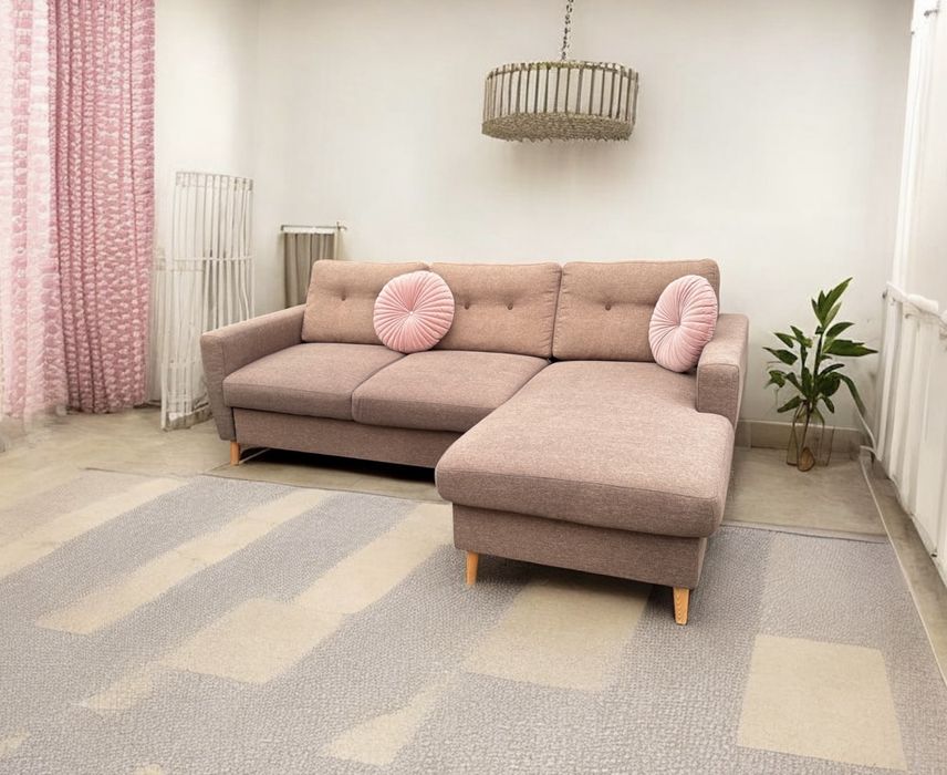 Używany narożnik rozkładany z funkcją spania transport