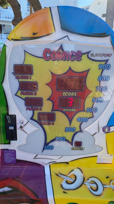 Maquina Kicker, teste a sua força. Maquina arcade
