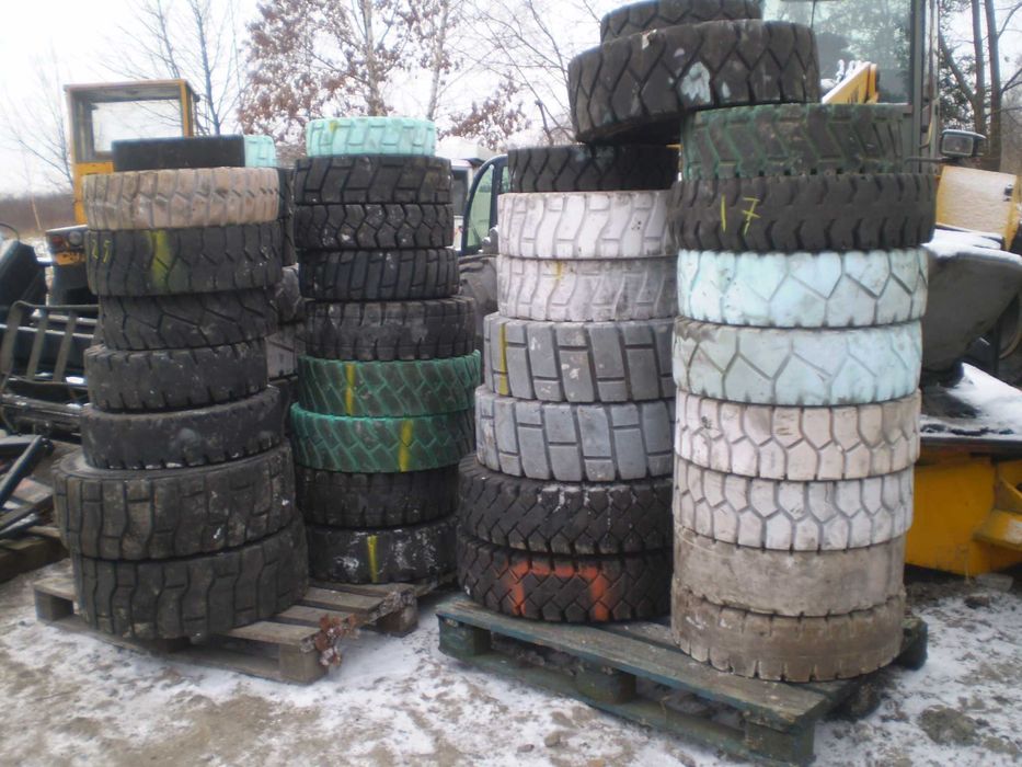 wózek widłowy części opony pełne, pneumatyczne