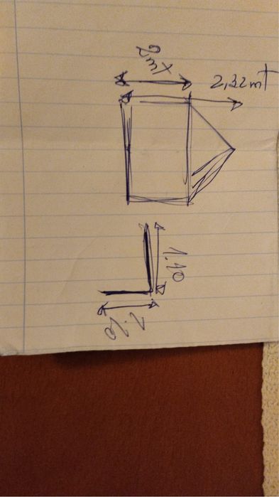 Móvel Bar em canto madeira de castanho