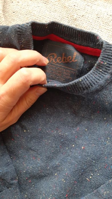 Zestaw dwóch sweterków Rebel i Primark, rozm. 110,bstan bdb