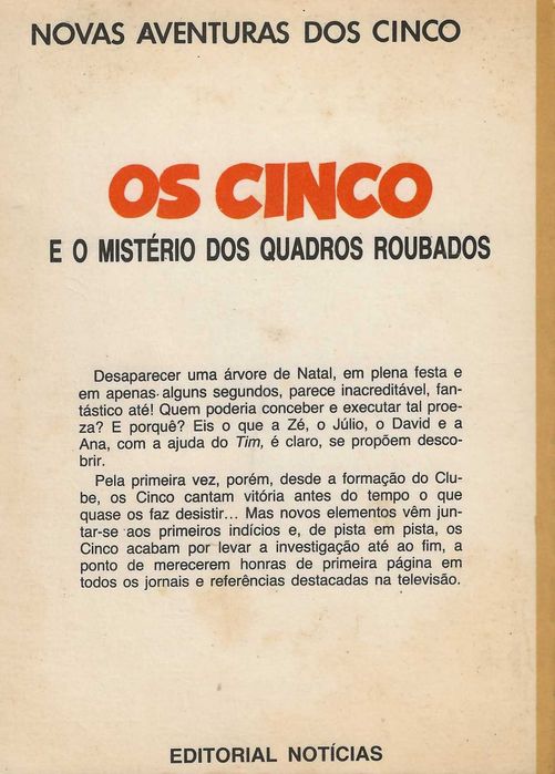 Os Cinco e o Mistério dos Quadros Roubados – Nº 12