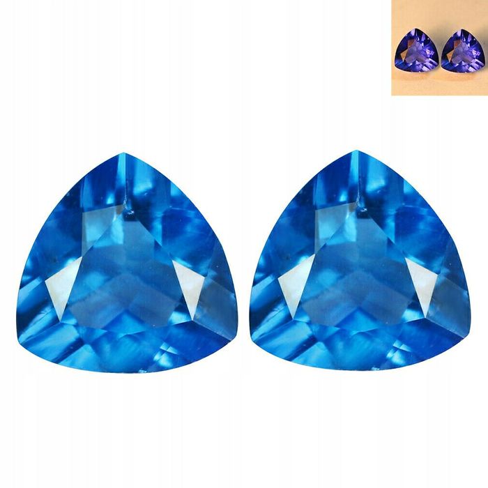 Fluoryt - kamień geniuszy - na złote kolczyki  , pierścionek - Wideo