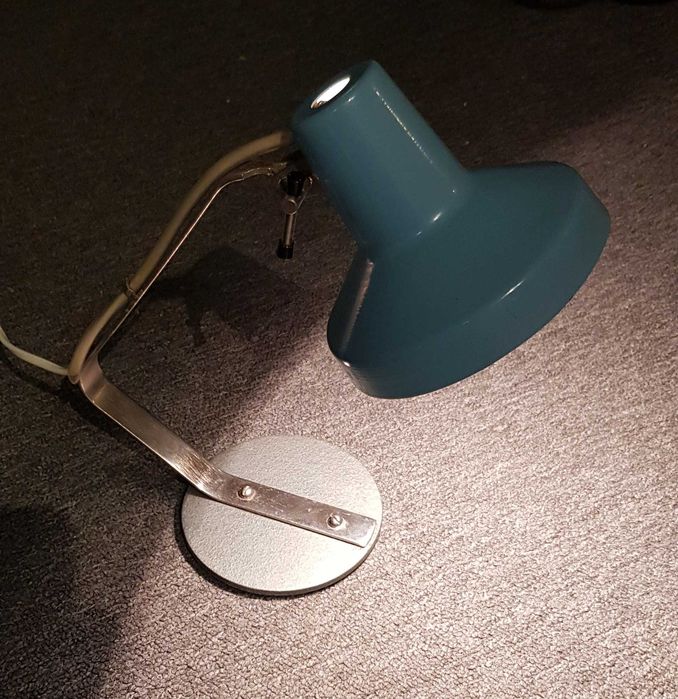 Lamka biurkowa / nocna "Metal-Mot", PRL