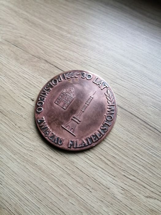 Medal 30 lat P. Z. Filatelistów.