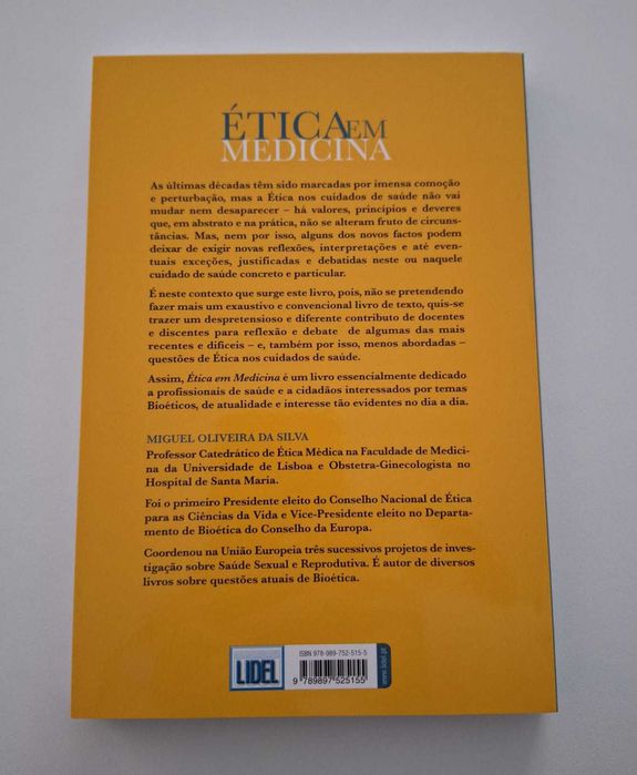 "Ética em Medicina", de Miguel Oliveira da Silva