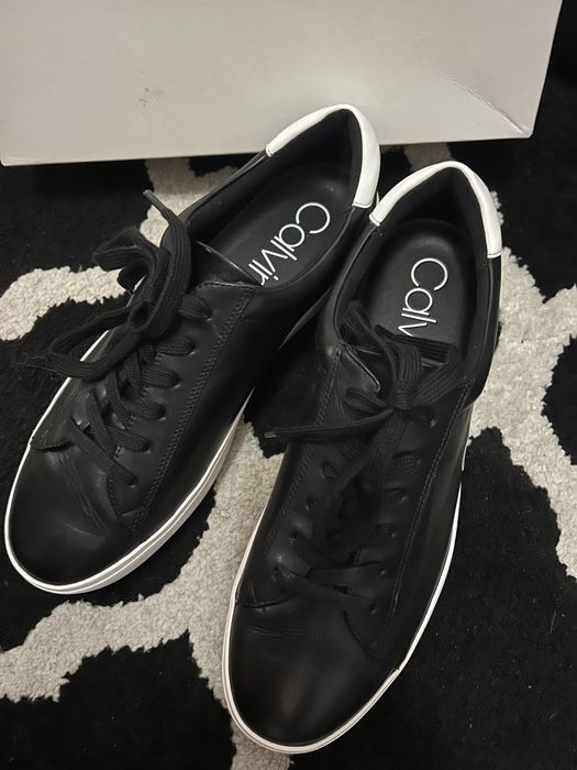 Sneakersy Calvin Klein Janika roz 41  czarne na platformie Polecam