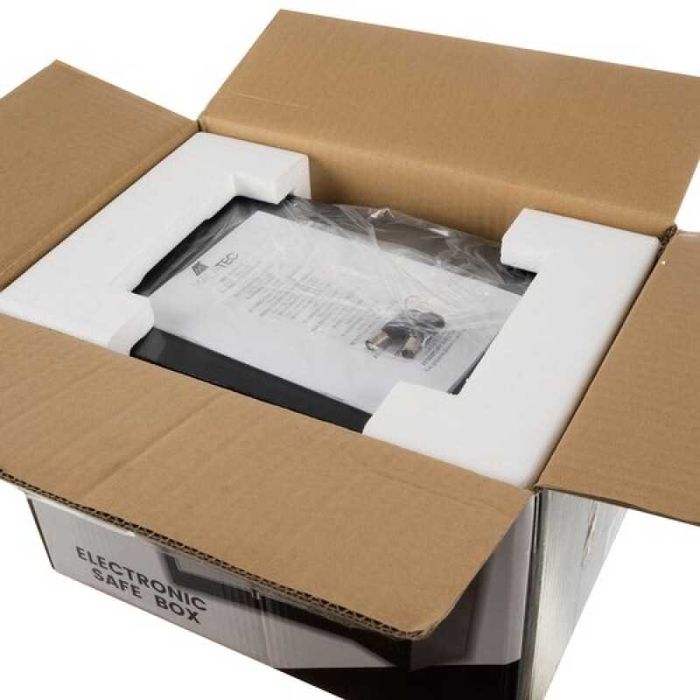 Cofre Segurança Dupla 10 Lts Digital Chaves 20x31x20 Cm Promoção NOVO