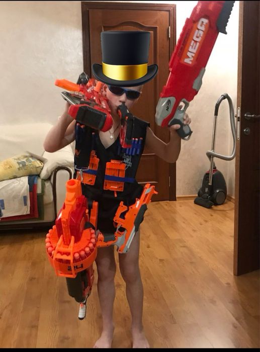 Бластер NERF N-Strike Elite Rukkus ICS-8, Nerf