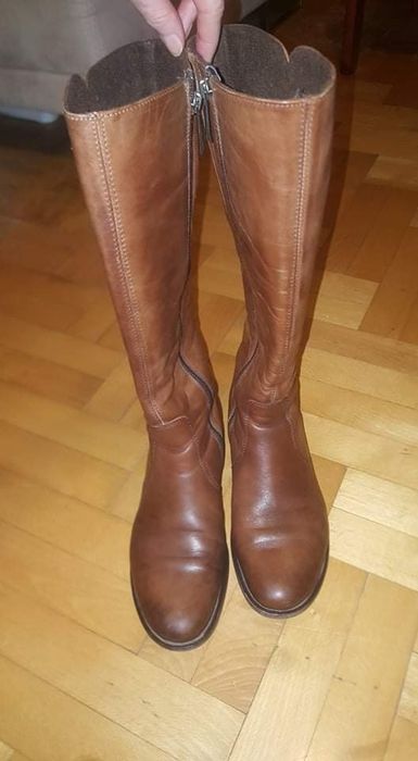 Długie kozaki skóra naturalna 36 Lasocki