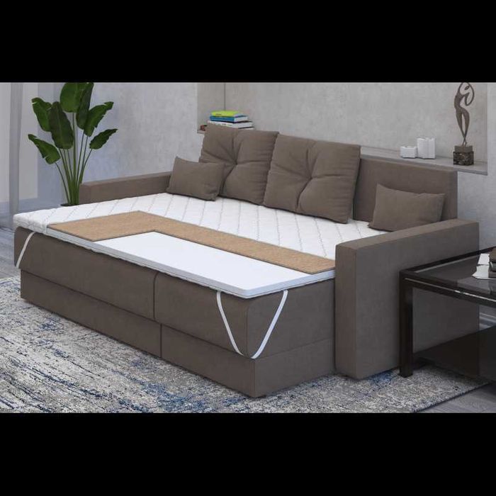 Матрац топпер Topper-futon 1 Cocos, жакард, жорсткий кокосовий шар
