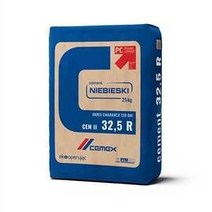 Cement CEMEX niebieski II 32,5 - worek cena netto 13 zł