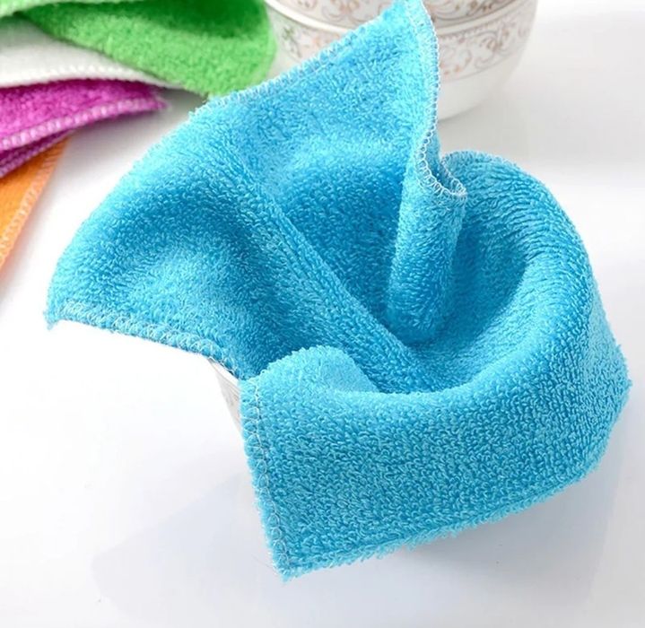 Салфетка двойная бамбуковая, не требует моющего средства