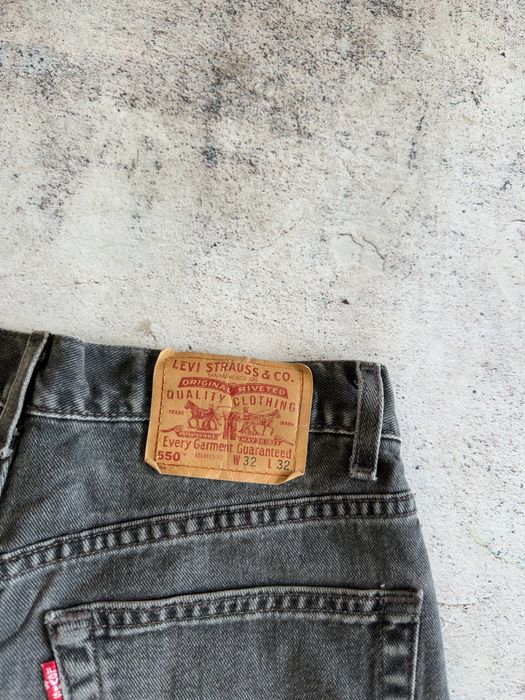 Винтажные джинсы Levis 550 Relaxed Fit оригинал Размер 32/32