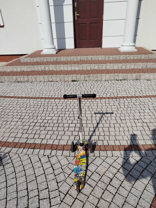 Hulajnoga balansowa, trzykołowa LED