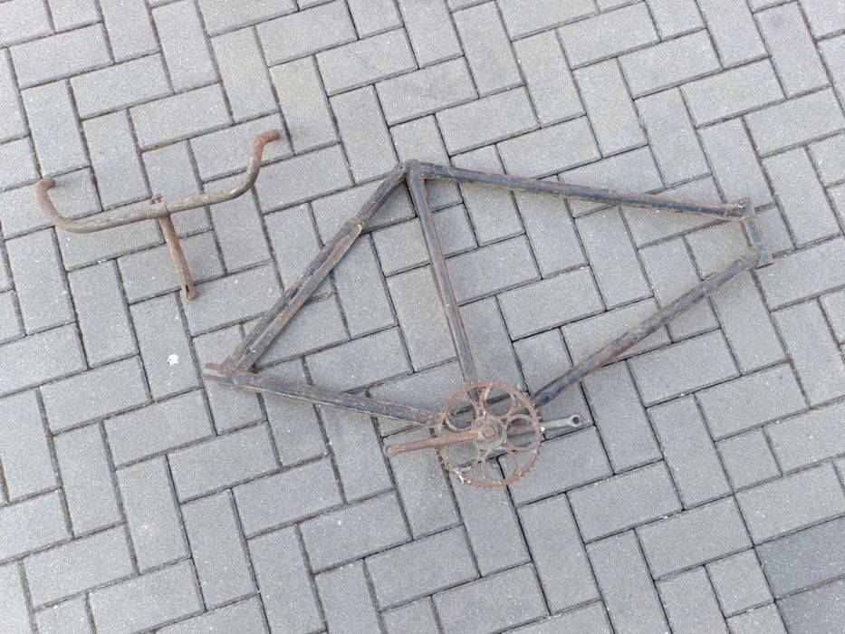 Przedwojenna rama Bardzo niski numer Niemiecka