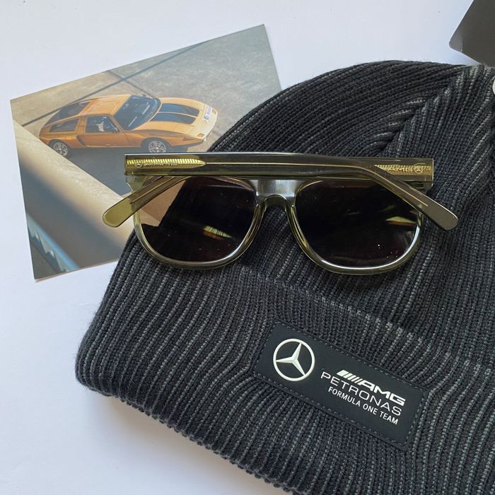 Шапка mercedes f1 classic cuff beanie